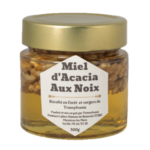 Miel acacia noix 300gr